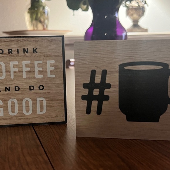 Coffee Bar Shelf sitters and Decor - Picture 9 of 9